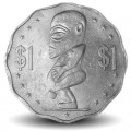 COOK (Iles) - PIECE de 1 Dollar - Statue de Tangoroa - Elizabeth II (3e effigie) - 1987 – Km37 – JeromeCollection
