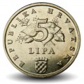 CROATIE - PIECE de 5 Lipa - Rameau de chêne - 2022 – Km15 – JeromeCollection
