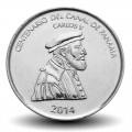 PANAMA - PIECE de ½ Balboa - Centenaire du canal de Panamá - 2014 – Km145 – JeromeCollection