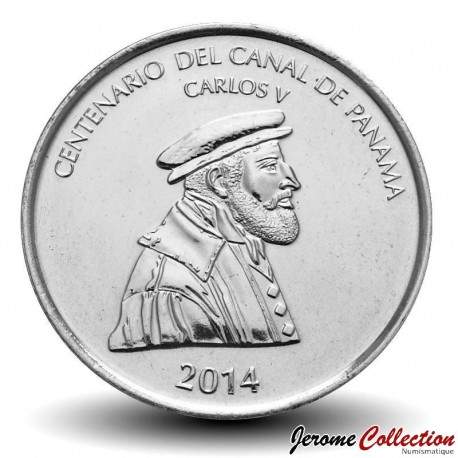 PANAMA - PIECE de ½ Balboa - Centenaire du canal de Panamá - 2014 – Km145 – JeromeCollection
