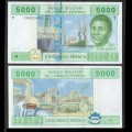 CONGO / ETATS DE L'AFRIQUE CENTRALE / BEAC - Billet de 5000 Francs - Port - Station de pompage - T - 2010 – P109Tb –