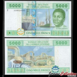 CONGO / ETATS DE L'AFRIQUE CENTRALE / BEAC - Billet de 5000 Francs - Port - Station de pompage - T - 2010