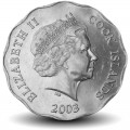 COOK (Iles) - PIECE de 1 Dollar - Statue de Tangoroa - Elizabeth II (4e effigie) - 2003 – Km416 – JeromeCollection