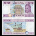 CONGO / ETATS DE L'AFRIQUE CENTRALE / BEAC - Billet de 10000 Francs - Transport et communication - T - 2016 – P110Tc –