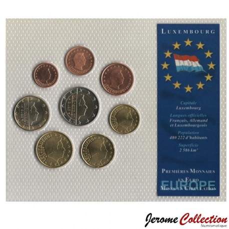 LUXEMBOURG - SET / LOT de SET / LOT de 8 PIECES de 1 2 5 10 20 50 Centimes 1 2 Euros - 2002 / 2010 – Km75 76 77 89 90