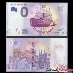BILLET TOURISTIQUE - ZERO 0 EURO - FRANCE - LA CITÉ DE LA MER CHERBOURG - UEAD- 2019-3 – N231938 – JeromeCollection