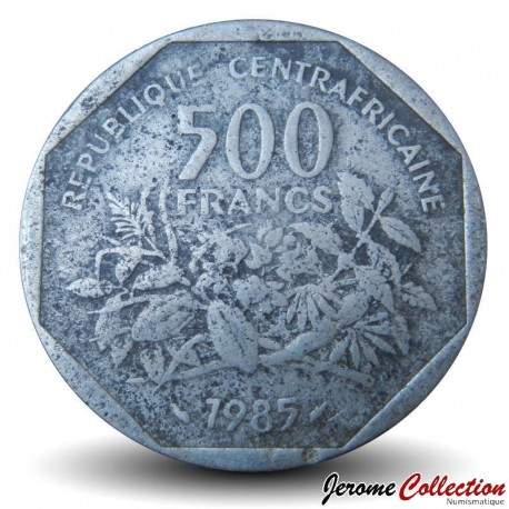 RÉPUBLIQUE CENTRAFRICAINE - PIECE de 500 FRANCS - 1985 – Km11 – JeromeCollection