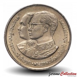THAILANDE - PIECE de 2 Baht - Académie militaire - 1987