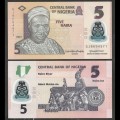 NIGERIA - Billet de 5 Naira - Joueurs de tambours - 2022 – P38m – JeromeCollection