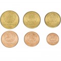 BIÉLORUSSIE - SET / LOT de 6 PIECES de 1 2 5 10 25 KOPECK - 2009 / 2016 – Km561 562 563 564 566 566 – JeromeCollection