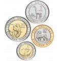 KENYA - SET / LOT de 4 PIECES de 1 5 10 20 Shillings - Animaux - 2018 – Km45 46 47 48 – JeromeCollection