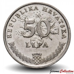 CROATIE - PIECE de 50 Lipa - Velebitska degenija - 2005