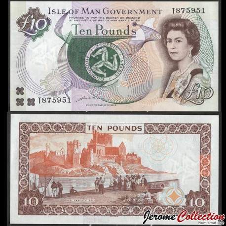 MAN (île de) - Billet de 10 Pounds - Château de Peel - 2020 – P48 – JeromeCollection