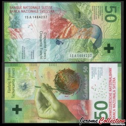 SUISSE - Billet de 50 Francs - 2015 – P77a – JeromeCollection