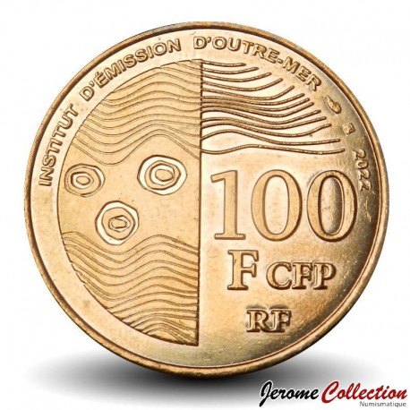 TERRITOIRES FRANÇAIS DU PACIFIQUE - PIECE de 100 Francs - Faré Polynésien - 2022 – N310910 – JeromeCollection
