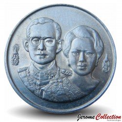 THAILANDE - PIECE de 2 Baht - 50° anniversaire de la 