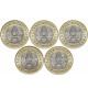 KAZAKHSTAN - SET / LOT de 5 PIECES de 100 Tenge - Style Sakas - BIMETAL - 2022 – Km549 550 551 552 553 –