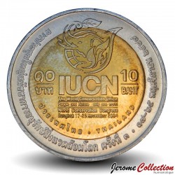 THAILANDE - PIECE de 10 Baht - Congrès mondial de l'IUCN - 2004 – Y413 – JeromeCollection