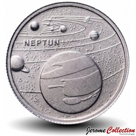 TURQUIE - PIECE de 1 Kuruş - Planètes du système solaire - Neptune - 2022 – Km1539 – JeromeCollection
