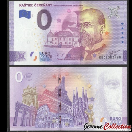 BILLET TOURISTIQUE - ZERO 0 EURO - SLOVAQUIE - KASTIEL' CERENANY - NAVSTEVA PREZIDENTA V ROKU 1923 – 2021 – EECE -
