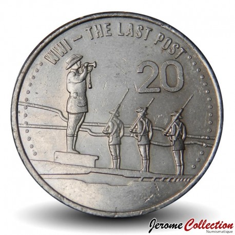 AUSTRALIE - PIECE de 20 CENTS - ANZAC - The Last Post - 2015 – Km2985 – JeromeCollection