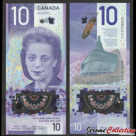 CANADA - Billet de 10 Dollars - Polymer - Viola Desmond - 2020 – P113b – JeromeCollection