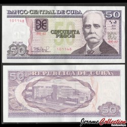 CUBA - Billet de 50 Pesos - Calixto García Iñiguez - 2020 – P123m – JeromeCollection