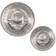 YOUGOSLAVIE - SET / LOT de 2 PIECES de 5 10 Dinars - FAO - 1976 – Km61 63 – JeromeCollection