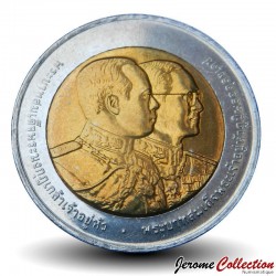 THAILANDE - PIECE de 10 Baht - Vajira Hospital - 2002