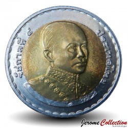 THAILANDE - PIECE de 10 Baht - Bicentenaire de la naissance du roi Rama IV - 2004
