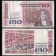 IRLANDE - Central Bank of Ireland - 10 Pounds - Jonathan Swift - 07.09.1984 – P72b2 – JeromeCollection