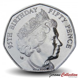 MAN (Ile de) - PIECE de 50 Pence - Buste 1990 de la Reine Elisabeth II - 2021