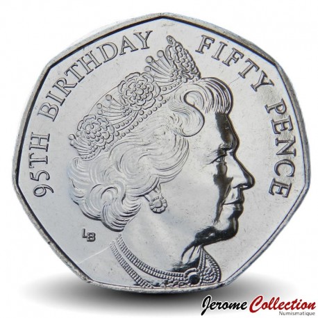 MAN (Ile de) - PIECE de 50 Pence - Buste 1990 de la Reine Elisabeth II - 2021 – Km1712 – JeromeCollection
