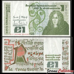 IRLANDE - Central Bank of Ireland - 1 Pound - La reine&nbsp;Medb - 25.11.1985