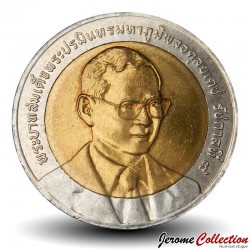 THAILANDE - PIECE de 10 Baht - Département du commerce intérieur - 2002