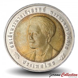 THAILANDE - PIECE de 10 Baht - Convention sur le commerce international de la faune et de la flore sauvages - 2002