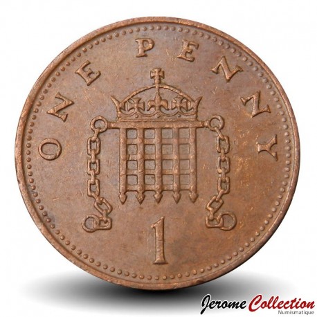 ROYAUME UNI - PIECE de 1 Nouveau Penny - Herse couronnée - 1978 – Km915 – JeromeCollection