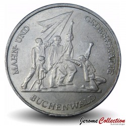 ALLEMAGNE DE L'EST / DDR / RDA - PIECE de 10 Mark - Mémorial de Buchenwald - 1972 – Km38 – JeromeCollection