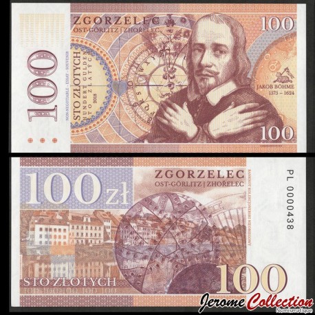 POLOGNE - Billet de 100 Zlotych - Jakob Böhme - 2018 – 0100 - Böhme - Gabris – JeromeCollection
