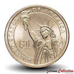 ETATS UNIS / USA - PIECE de 1 Dollar - Série Présidents : 14 - Franklin Pierce - 2010 - P