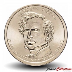 ETATS UNIS / USA - PIECE de 1 Dollar - Série Présidents: 14 - Franklin Pierce - 2010 - P – Km476 – JeromeCollection