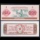 CHINE - Région autonome ouïghoure du Xinjiang - Ticket de rationnement - 1 - Vignes - 1988 – Xinjiang_1 –