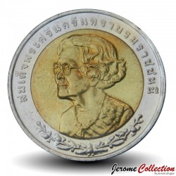 THAILANDE - PIECE de 10 Baht - Anniversaire de la princesse Srinagarindra - 2000