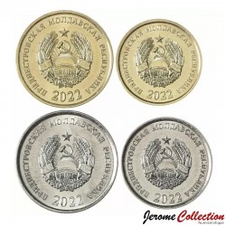TRANSNISTRIE - SET / LOT de 4 PIÈCES - 5 10 25 50 Kopecks - 2022