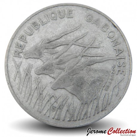 GABON - PIECE de 100 FRANCS - Elands de Derby - 1985 – Km13 – JeromeCollection