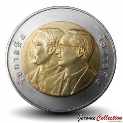 THAILANDE - PIECE de 10 Baht - 120e anniversaire du Département de la Finance - 2010