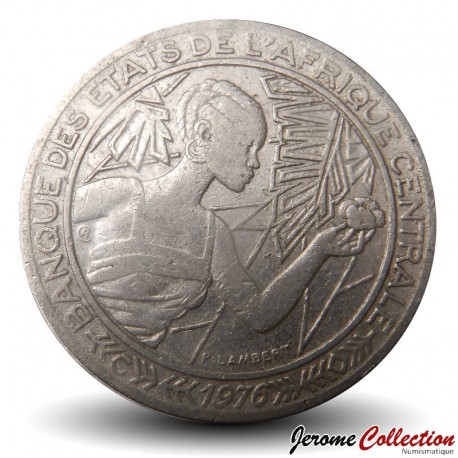 CONGO - PIECE de 500 FRANCS - C - Antilope - 1976 – Km12 – JeromeCollection