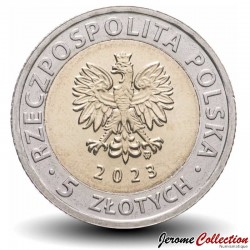 POLOGNE - PIECE de 5 ZLOTE - Le canal de la Vistule - 2023