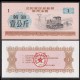 CHINE - Région militaire de Shenyang - Ticket de rationnement - Tracteur à Chenille - 1 - 1972 – Shenyang _1_mar_bleu –