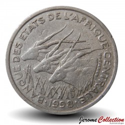 AFRIQUE CENTRALE - PIECE de 50 FRANCS CFA - 1998 – Km11 – JeromeCollection